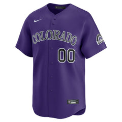 Colorado Rockies Alternate Limited Custom Jersey - Purple | Nike