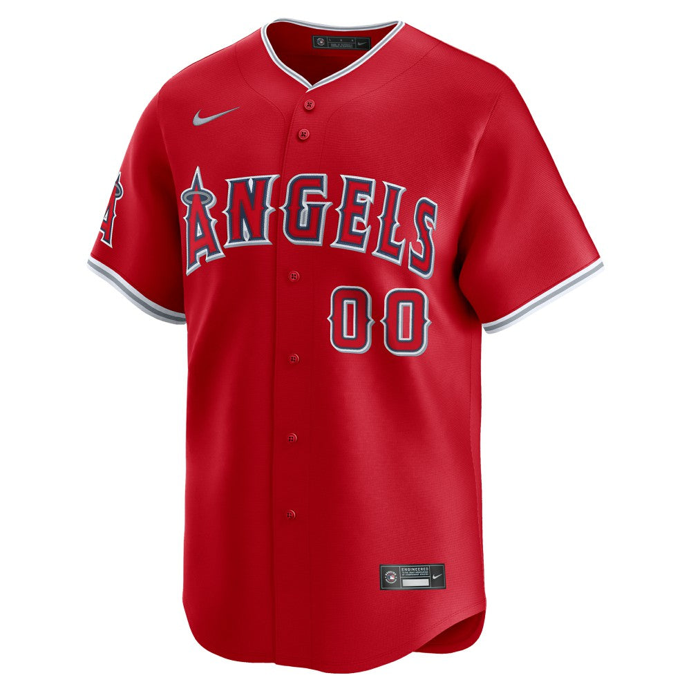 Los Angeles Angels Alternate Limited Custom Jersey - Red | Nike