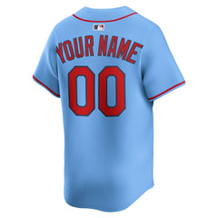 St. Louis Cardinals Alternate Limited Custom Jersey - Light Blue | Nike