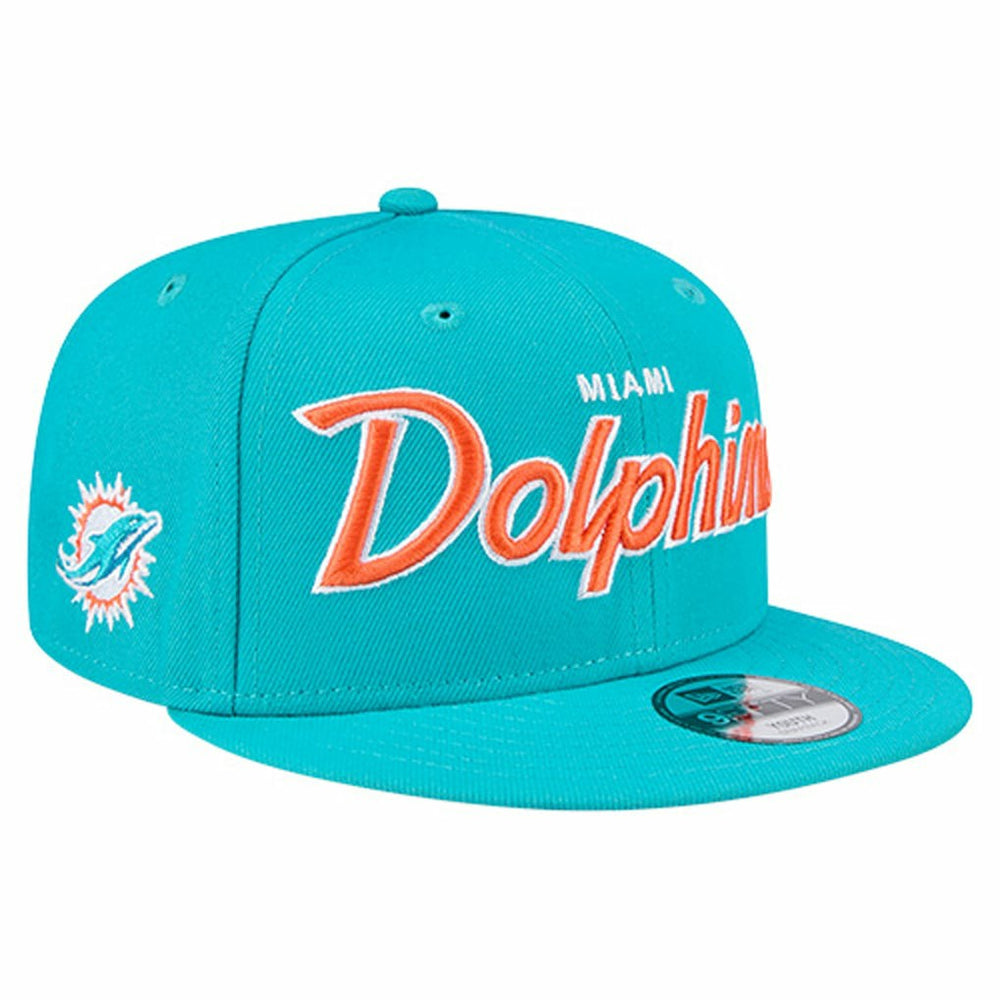 NFL Miami Dolphins Youth Main Script 9FIFTY Snapback Hat