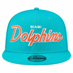 NFL Miami Dolphins Youth Main Script 9FIFTY Snapback Hat