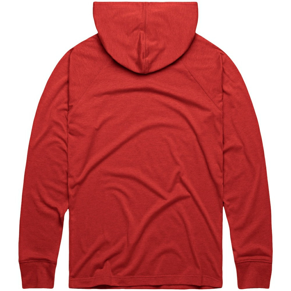 Philadelphia Phillies Homage Lightweight Raglan Tri-Blend Pullover Hoodie - Red