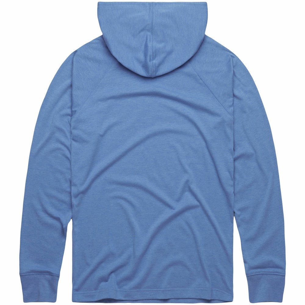 Milwaukee Brewers Homage Lightweight Raglan Tri-Blend Pullover Hoodie - Powder Blue