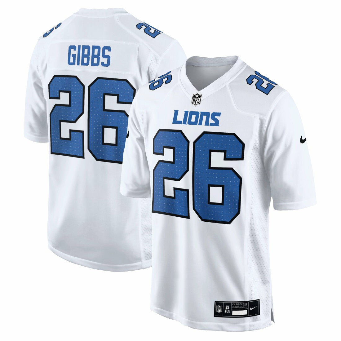 NFL Detroit Lions Jahmyr Gibbs  Tundra Fashion Game Jersey