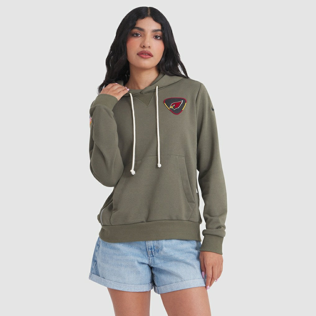 NFL Arizona Cardinals Women's 2025 Salute to Service Sideline Standard Issue Dri-FIT Hoodie