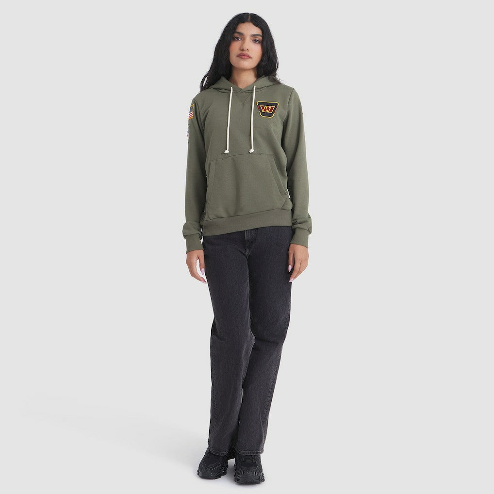 NFL Washington Commanders Women's 2025 Salute to Service Sideline Standard Issue Dri-FIT Hoodie
