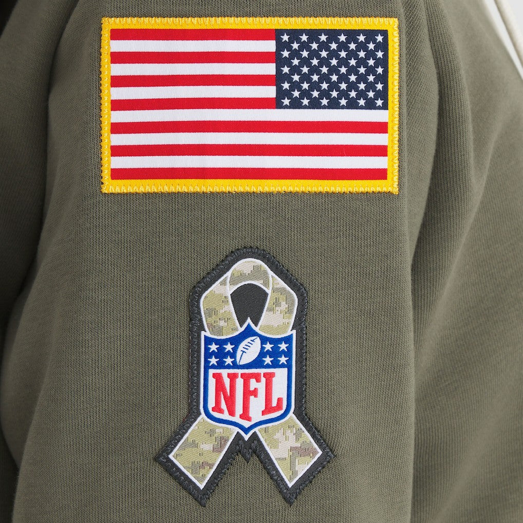 NFL Washington Commanders Women's 2025 Salute to Service Sideline Standard Issue Dri-FIT Hoodie