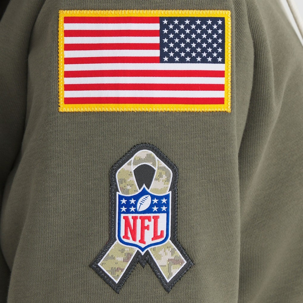 NFL Washington Commanders Women's 2025 Salute to Service Sideline Standard Issue Dri-FIT Hoodie