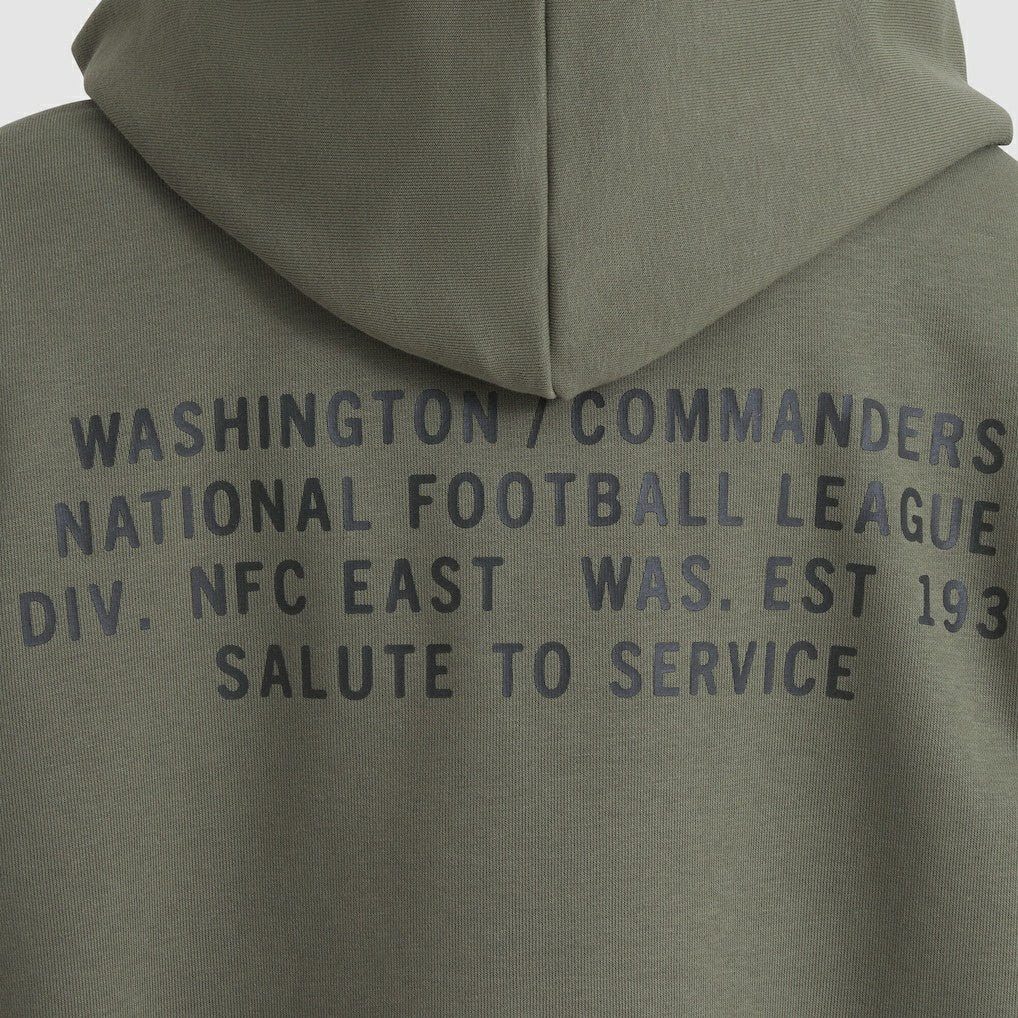 NFL Washington Commanders Women's 2025 Salute to Service Sideline Standard Issue Dri-FIT Hoodie