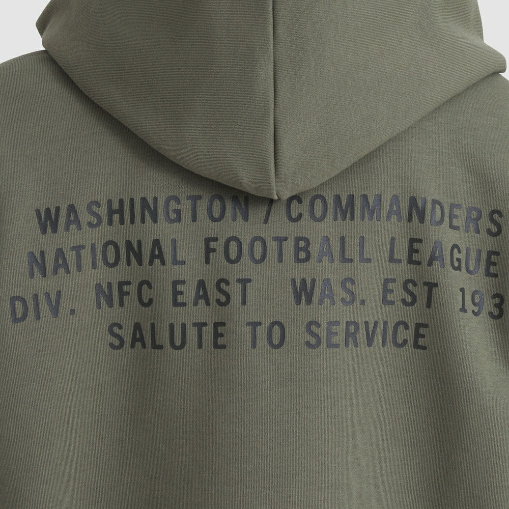 NFL Washington Commanders Women's 2025 Salute to Service Sideline Standard Issue Dri-FIT Hoodie