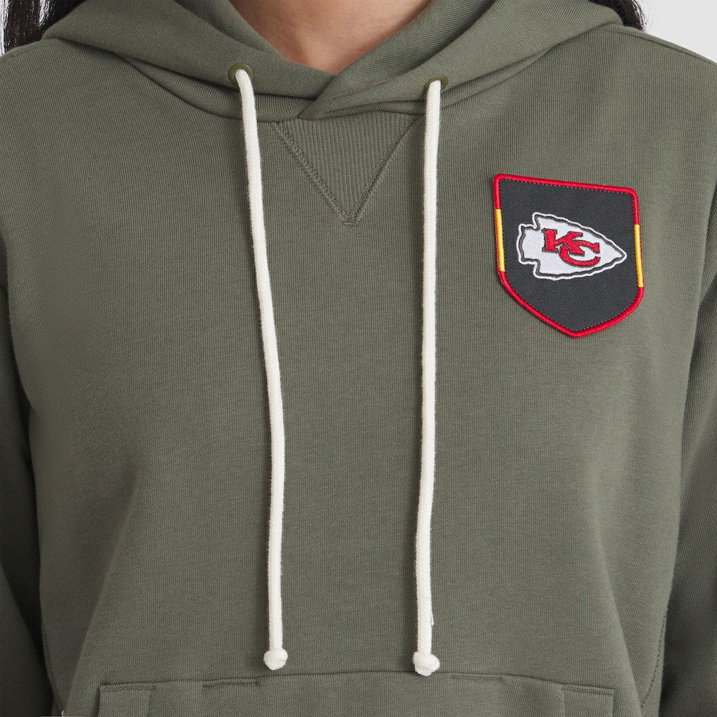 NFL Kansas City Chiefs Women's 2025 Salute to Service Sideline Standard Issue Dri-FIT Hoodie