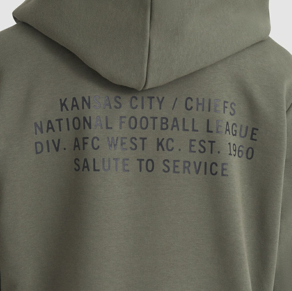 NFL Kansas City Chiefs Women's 2025 Salute to Service Sideline Standard Issue Dri-FIT Hoodie
