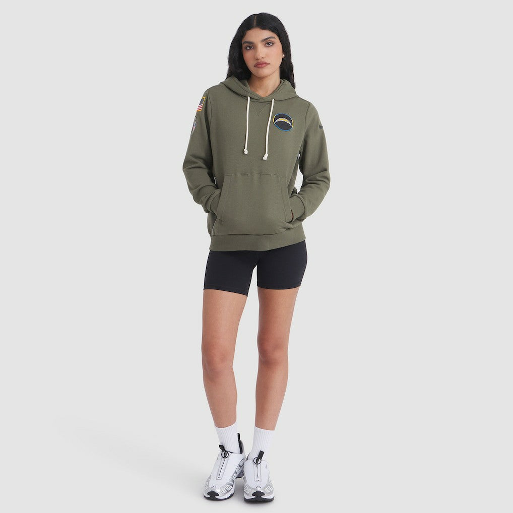 NFL Los Angeles Chargers Women's 2025 Salute to Service Sideline Standard Issue Dri-FIT Hoodie