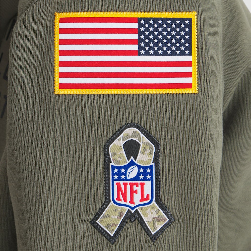 NFL Minnesota Vikings Women's 2025 Salute to Service Sideline Standard Issue Dri-FIT Hoodie