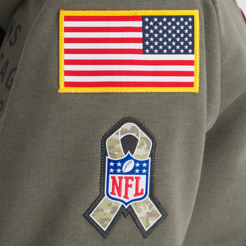 NFL Houston Texans Women's 2025 Salute to Service Sideline Standard Issue Dri-FIT Hoodie