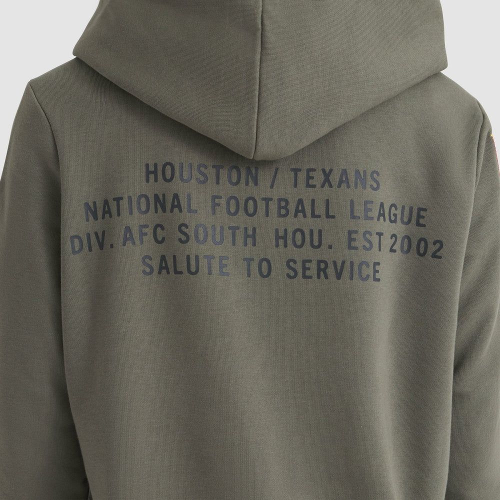 NFL Houston Texans Women's 2025 Salute to Service Sideline Standard Issue Dri-FIT Hoodie