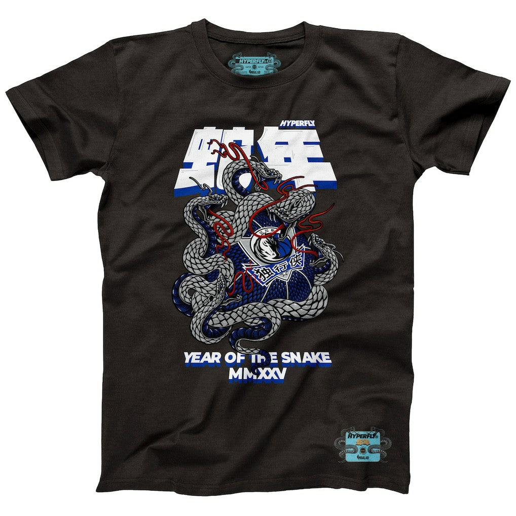 Dallas Mavericks NBALab x Hyperfly Unisex Year of the Snake Lunar New Year Collection T-Shirt sale - Heather Black online