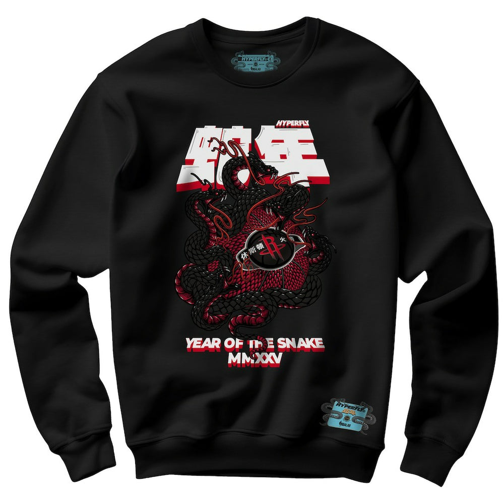 Houston Rockets NBALab x Hyperfly Unisex Year of the Snake Lunar New Year Collection Sweatshirt sale - Black shop