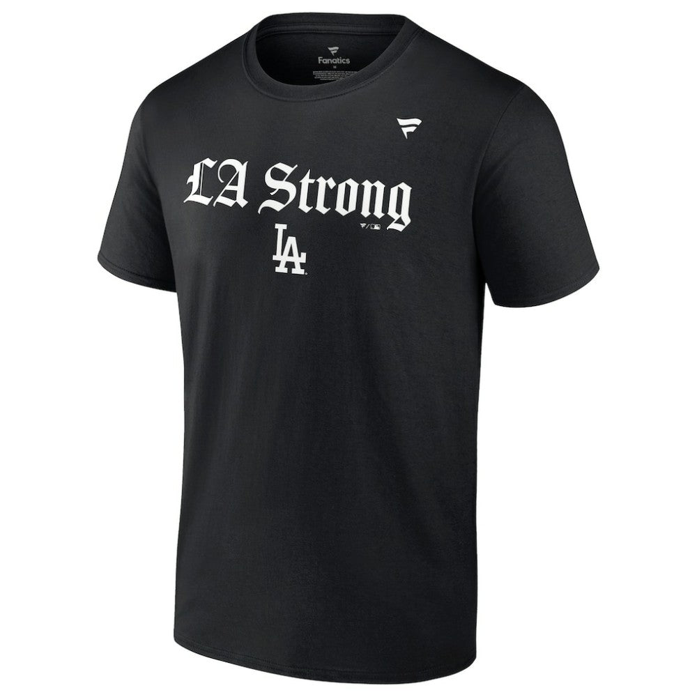 Los Angeles Dodgers Unisex LA Strong T-Shirt - Black
