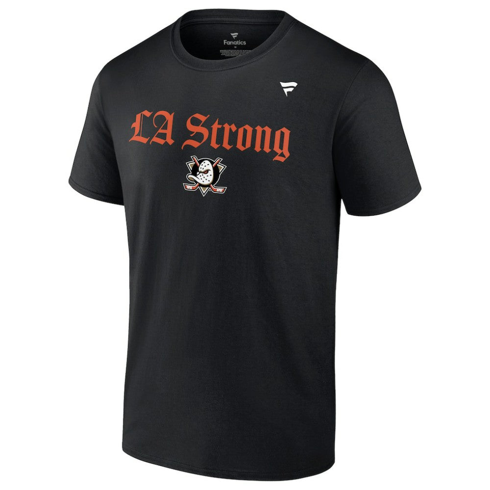 Anaheim Ducks Fanatics Unisex LA Strong T-Shirt