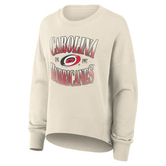 Carolina Hurricanes Fanatics Women's Oversized Slice Pullover Sweatshirt