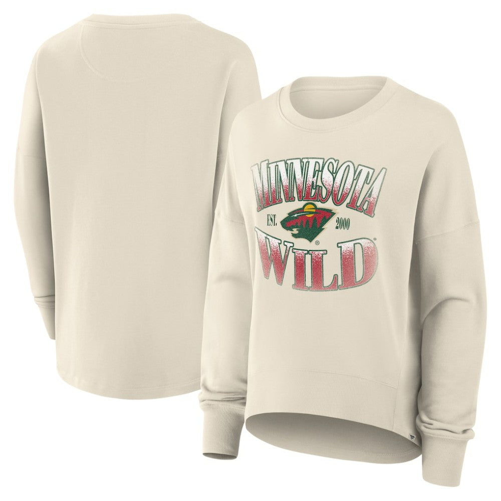 Minnesota Wild Fanatics Women's Oversized Slice Pullover Sweatshirt