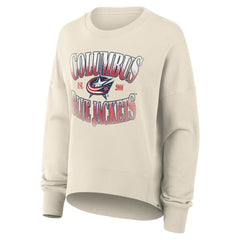 Columbus Blue Jackets Fanatics Women's Oversized Slice Pullover Sweatshirt