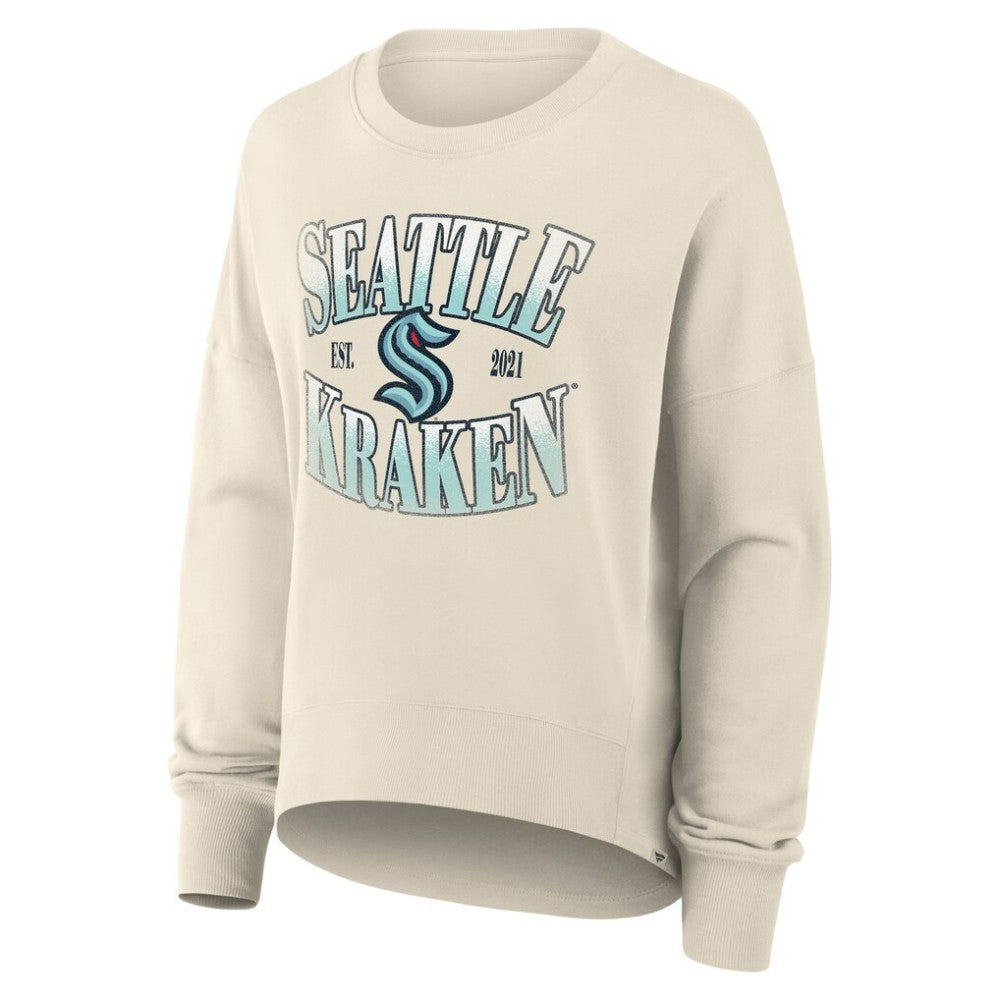 Seattle Kraken Fanatics Women's Oversized Slice Pullover Sweatshirt