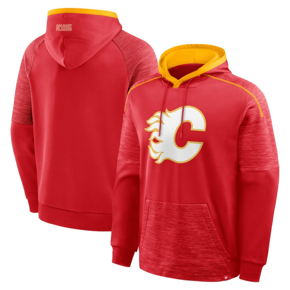 Calgary Flames Fanatics Goaltender Defender Pullover Hoodie