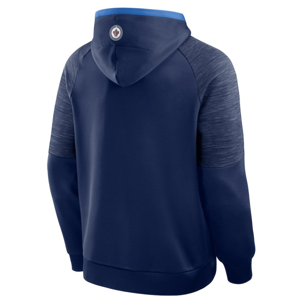 Winnipeg Jets Fanatics Goaltender Defender Pullover Hoodie