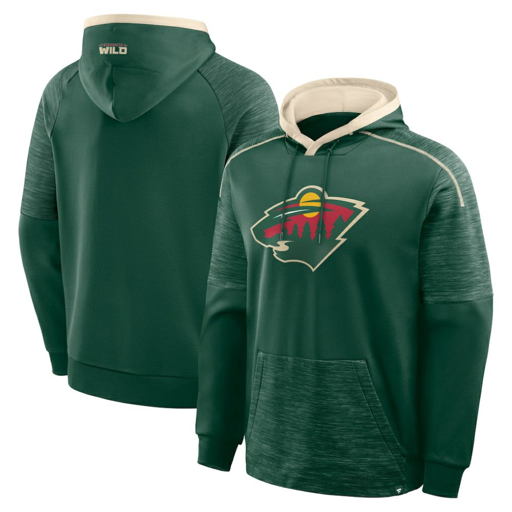 Minnesota Wild Fanatics Goaltender Defender Pullover Hoodie