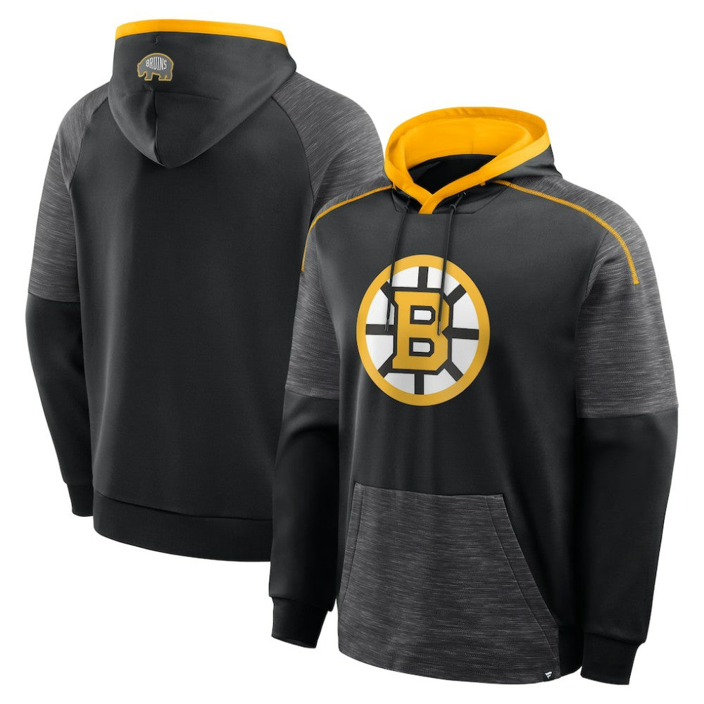 Boston Bruins Fanatics Goaltender Defender Pullover Hoodie