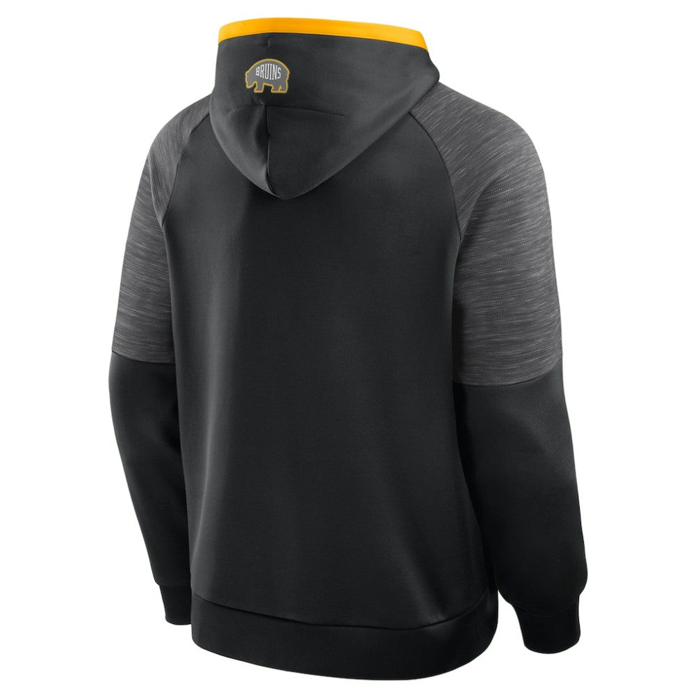 Boston Bruins Fanatics Goaltender Defender Pullover Hoodie