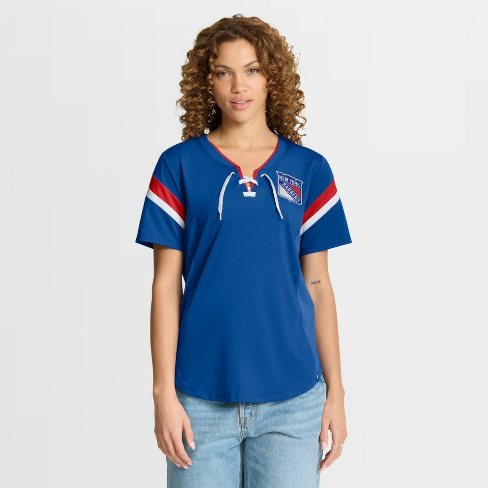 New York Rangers Fanatics Women's Offside Athena T-Shirt