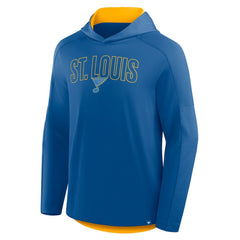 St. Louis Blues Fanatics Penalty Shot Long Sleeve Hoodie T-Shirt