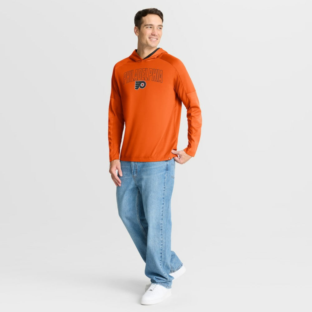 Philadelphia Flyers Fanatics Penalty Shot Long Sleeve Hoodie T-Shirt