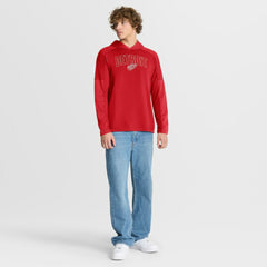 Detroit Red Wings Fanatics Penalty Shot Long Sleeve Hoodie T-Shirt