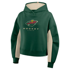 Minnesota Wild Fanatics Women's Back Check Boxy Hoodie
