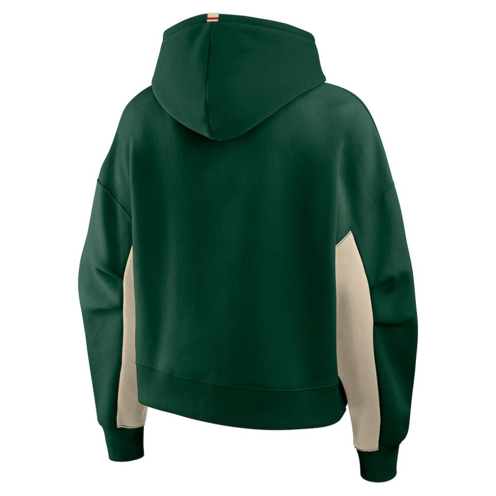 Minnesota Wild Fanatics Women's Back Check Boxy Hoodie