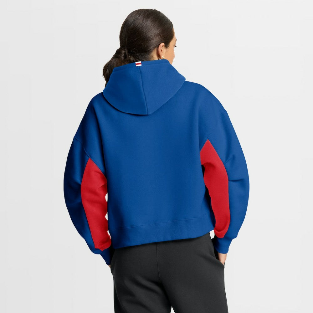 New York Rangers Fanatics Women's Back Check Boxy Hoodie