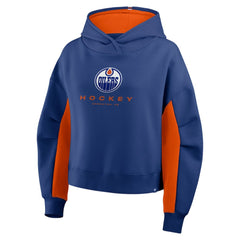 Edmonton Oilers Fanatics Women's Back Check Boxy Hoodie