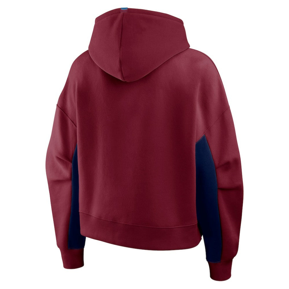 Colorado Avalanche Fanatics Women's Back Check Boxy Hoodie