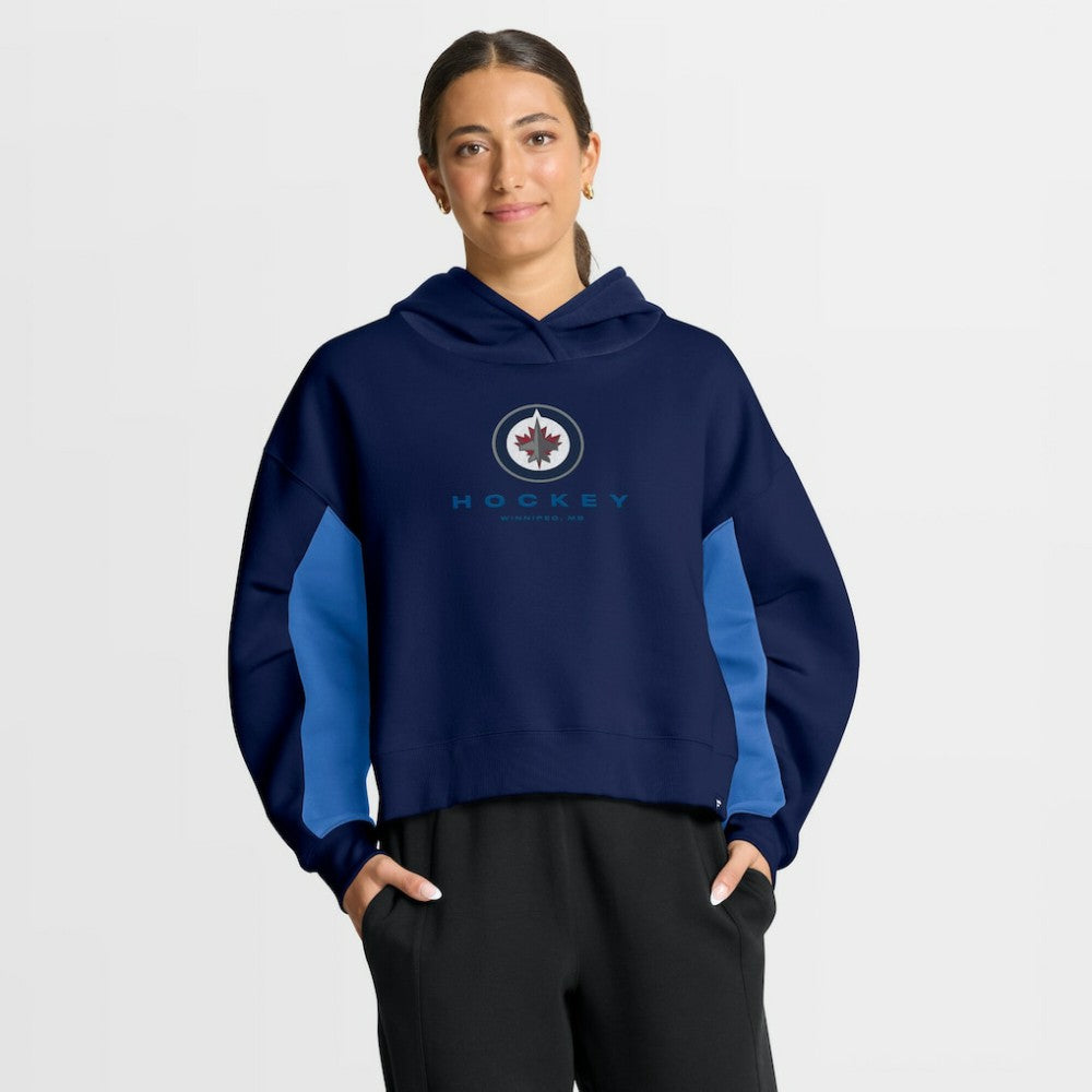 Winnipeg Jets Fanatics Women's Back Check Boxy Hoodie