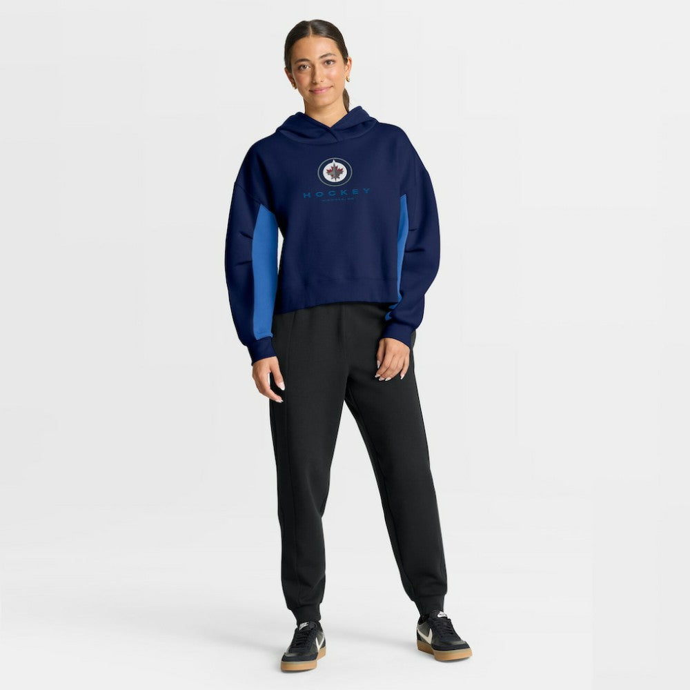 Winnipeg Jets Fanatics Women's Back Check Boxy Hoodie