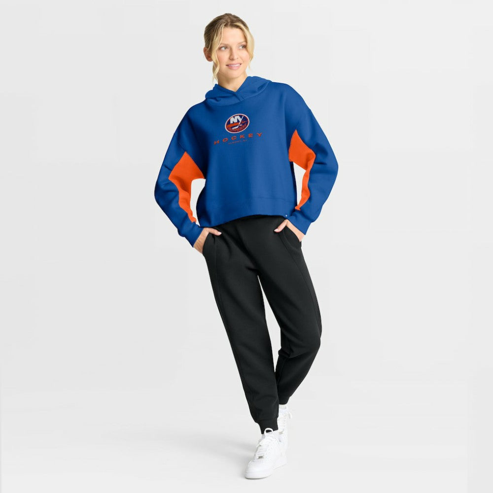 New York Islanders Fanatics Women's Back Check Boxy Hoodie