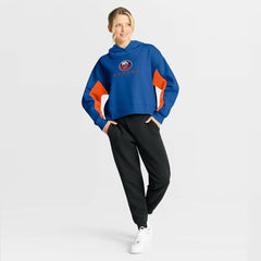New York Islanders Fanatics Women's Back Check Boxy Hoodie