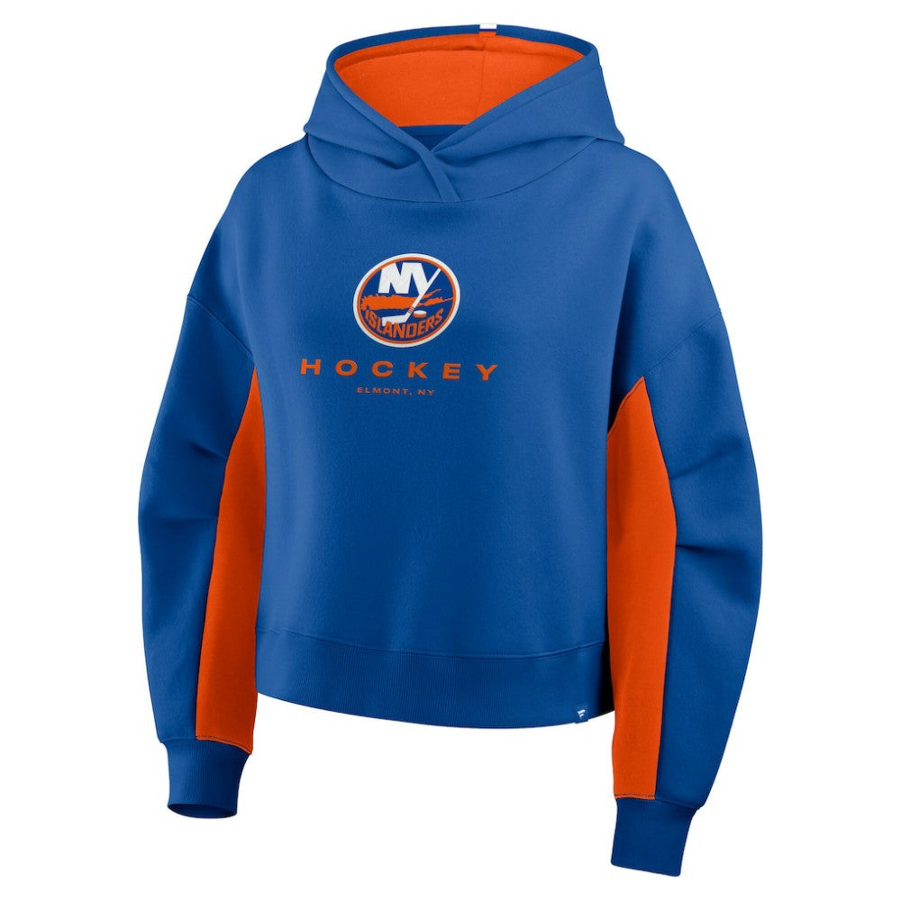 New York Islanders Fanatics Women's Back Check Boxy Hoodie