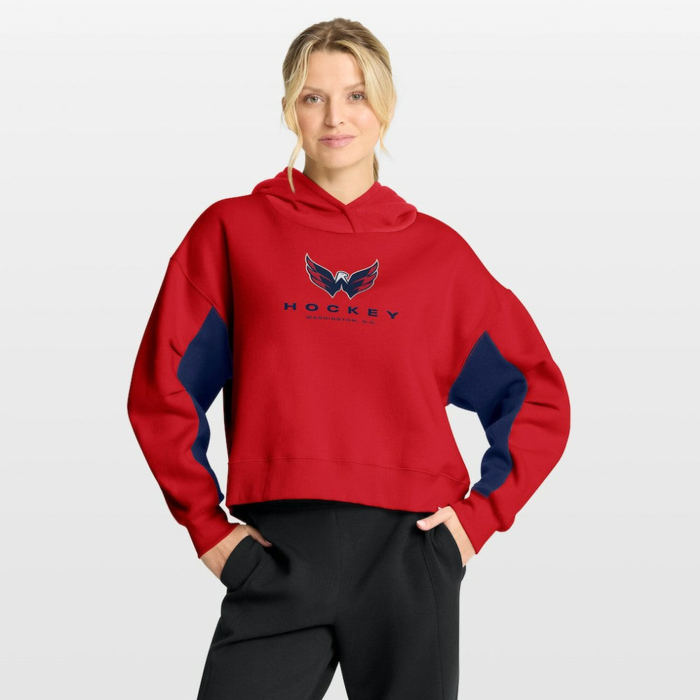 Washington Capitals Fanatics Women's Back Check Boxy Hoodie