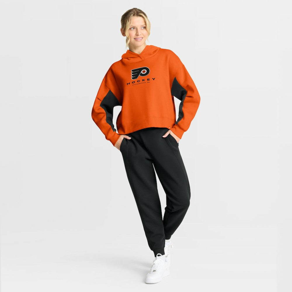 Philadelphia Flyers Fanatics Women's Back Check Boxy Hoodie