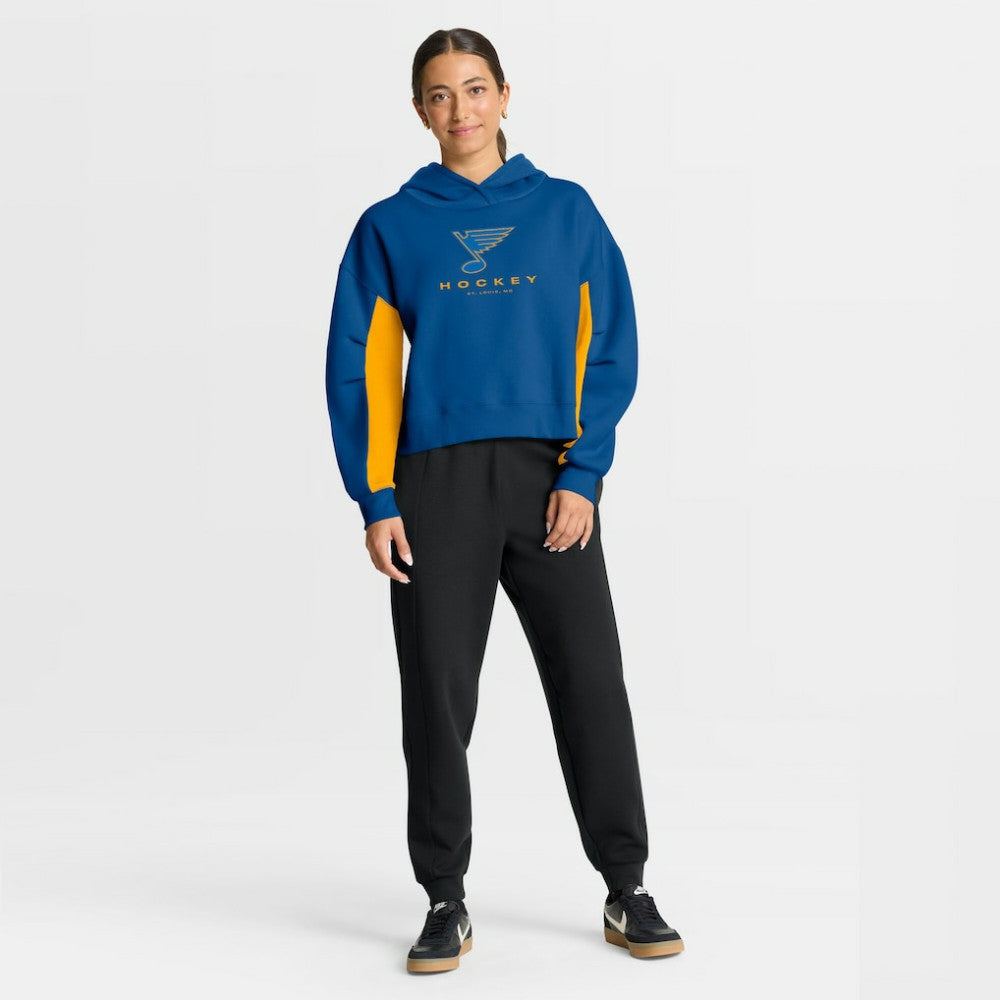 St. Louis Blues Fanatics Women's Back Check Boxy Hoodie
